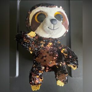 Ty Beanie Babies Dangler The Sloth Sequin Sloth Plush Toy